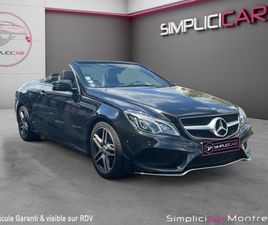 MERCEDES CLASSE E CABRIO E 250 MERCEDES CLASSE E CABRIOLET 250 FASCINATION A/FACINATION/45 000KLM/SIÈGE ÉLECTRIQUE CHAUFFANT MASSANT/BI XÉNON/GARANTIE 12...