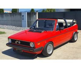 VOLKSWAGEN GOLF 1981 VOLKSWAGEN GOLF ROUGE MANUEL CONDUITE À GAUCHE IN IT...