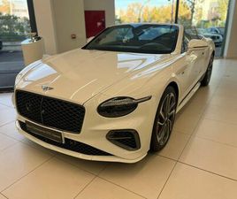 BENTLEY CONTINENTAL GTC SPEED BENTLEY CONTINENTAL CONTINENTAL GTC V8 SPEED CONVERTIBLE