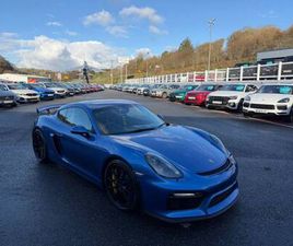 2016 PORSCHE CAYMAN GT4 COUPE 981 3.8 CLUBSPORT SAPPHIRE BLUE, PCCB, BUCKETS+
