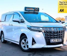 2022 TOYOTA ALPHARD 2.5 HYBRID 7 SEATS CC PS LEATHER 2 KEYS ULEZ COMPLIANT MPV PETROL/ELECTRIC HY...