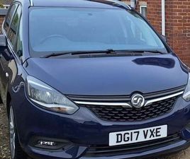 VAUXHALL, ZAFIRA, MPV, 2017, MANUAL, 1364 (CC), 5 DOORS