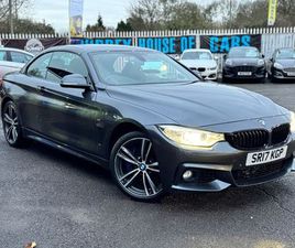2017 BMW 4 SERIES 3.0TD 435D XDRIVE M SPORT CONVERTIBLE 2D
