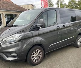 FORD TRANSIT CUSTOM 320 L1H1 2.0 ECOBLUE 130 S&S CABINE APPROFONDIE LIMITED BVA6