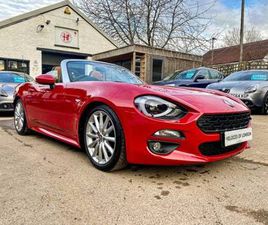 FIAT 124 SPIDER 2017 FIAT 124 SPIDER 1.4 MULTIAIR LUSSO PLUS 2DR CONVERTIBLE PETROL MANUAL
