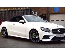MERCEDES CLASSE E CABRIOLET E 400 MERCEDES-BENZ E CLASS 3.0 E400 V6 AMG LINE (PREMIUM PLUS) CABRIOLET G-TRONIC+ 4MATIC EURO 6 (START/STOP) 2DR