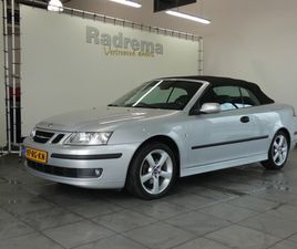 SAAB 9-3 CABRIOLET SAAB 9-3 CABRIO - 2.0T CABRIO VECTOR MOOIE AUTO