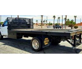 2004 FORD F550 6.0 POWERSTROKE V8 TURBO DIESEL 2WD FLATBED DUALLY