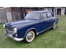 1957 PEUGEOT 403 BLEU MANUEL, 6 VITESSES CONDUITE À GAUCH...