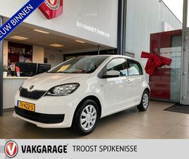 SKODA CITIGO 1.0 GREENTECH AMBITION,AIRCO,CRUISECONTROL,BLUETOOTH,ELEKTRISCHPAKKET,SUURBEKRACHTING SNELHEIDSAFHANKELIJK,REGENSENSOR,IPOD AANSLUITING