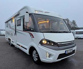 KABE TRAVELMASTER I 860 LQB QUEENSBED, HYDRAULISKA STÖDBEN, SOLPANEL,