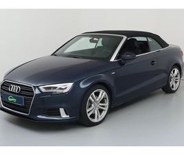 AUDI A3 CABRIOLET AUDI A3 CABRIOLET 1.4 TFSI COD 150 S TRONIC 7 S LINE + RADARS AV/AR ESSENCE AUTO. 2017 - 126 589 KM