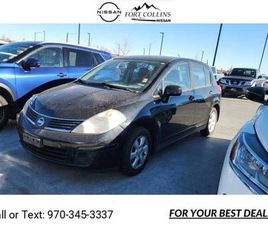 NISSAN VERSA HATCHBACK 2008 NISSAN VERSA 1.8 SL HATCHBACK SUPER BLACK METALLIC
