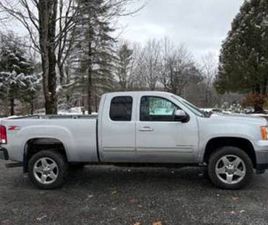 GMC SIERRA 2500 EXTENDED CAB 2013 GMC SIERRA 2500 SLT WITH CAP AND FISHER PLOW