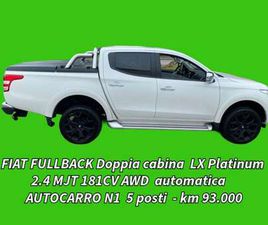 FIAT FULLBACK FULLBACK 2.4 DOPPIA CABINA LX 4WD 180CV AUTO E6