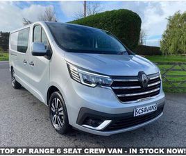 RENAULT TRAFIC 2.0 DCI BLUE LL30 EXTRA SPORT CREW VAN L2 H1 EURO 6 (START/STOP) 6DR