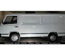 MERCEDES MB180 VAN MERCEDES BENZ MB 180D FURGÃO 2.4 DIESEL 1995/1995 - MB180D - MB 180 D