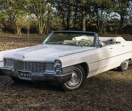 CADILLAC DEVILLE CABRIOLET 4 DOORS CONVERTIBLE, SLECHTS DRIE VAN WERELDWIJD