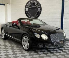 BENTLEY CONTINENTAL GTC 2012 BENTLEY CONTINENTAL 6.0 FLEXFUEL GTC AUTO 6SPD 4WD EURO 5 2DR BI-FUEL