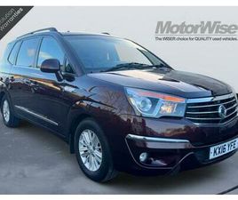 SSANGYONG TURISMO 2016 SSANGYONG TURISMO 2.2 EX 5DR - LEATHER - HEATED SEATS MPV DIESEL MANUAL