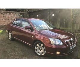 2003 TOYOTA AVENSIS ROUGE FONCÉ MANUEL, 5 VITESSES CONDUI...