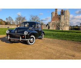 1953 MORRIS MINOR NOIR MANUEL, 4 VITESSES CONDUITE À DROI...