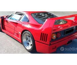 FERRARI F40 KM 19980- CERTIFIED LUGLIO-TAGLIANDO E