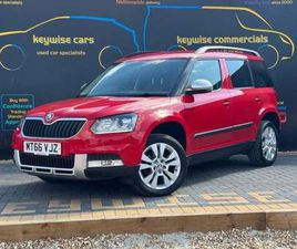 SKODA YETI OUTDOOR 2016 SKODA YETI 1.2 TSI SE L OUTDOOR DSG EURO 6 (START/STOP) 5DR HATCHBACK PETROL AUTOMATIC