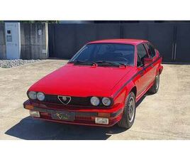1981 ALFA ROMEO ALFETTA ROUGE MANUEL CONDUITE À GAUCHE IN...