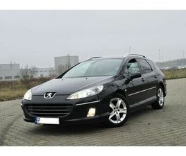 PEUGEOT 407 SW DOINWESTOWANY SKÓRY JBL KLIMA TEMPOMAT SOLAR NAVI BDB WĄGROWIEC • OLX.PL