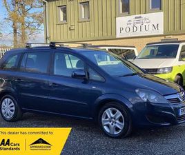 2012 VAUXHALL ZAFIRA 1.7 CDTI ECOFLEX EXCLUSIV [110] 5DR MPV DIESEL MANUAL