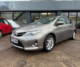 TOYOTA AURIS 1.33 DUAL VVTI ICON 5DR - ONE OWNER - FTSH - AIR CON - ALLOYS - REAR CAMERA