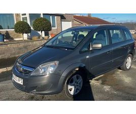 VAUXHALL ZAFIRA VAUXHALL, ZAFIRA, MPV, 2013, MANUAL, 1598 (CC), 5 DOORS
