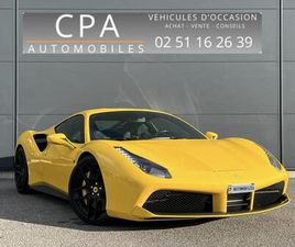 FERRARI 488 GTB 3.9 V8 670 CH SIEGES RACING PACK CARBONE /FRANCAISE SUIVI FERRARI GIALLO MODENA