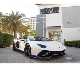 LAMBORGHINI AVENTADOR ROADSTER SVJ USED 2022 LAMBORGHINI AVENTADOR SVJ LP 780-4 ULTIMAE