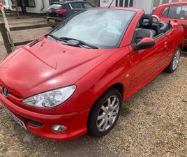 PEUGEOT 206 CC 2006 PEUGEOT 206 1.6 COUPE CABRIOLET ALLURE