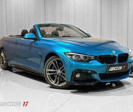 2018 BMW 4 SERIES 3.0TD 430D M SPORT (255BHP) (START/STOP) CONVERTIBLE 2D