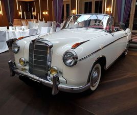 NEUWAGENZUSTAND MERCEDES PONTON 220 S CABRIOLET 01.05.57 TOP