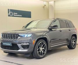JEEP GRAND CHEROKEE, CENA 70 990 €. JEEP GRAND CHEROKEE SUMMIT BALTICS 4XE, IMPORTĒTĀJS APGAISMOJUMA - SLUDINĀJUMI