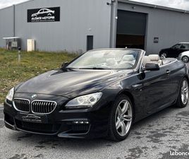 BMW SERIE 6 CABRIOLET 640 BMW 640D CABRIOLET / PROPULSION / FINITION M SPORT / 313 CH / CAMÉRA DE RECUL / SIÈGES ÉLECTRIQUES CHAUFFANTS / ÉCRAN MULTIMÉDIA / GARANTIE 3 MOIS
