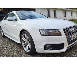 AUDI A5 S5 2010 AUDI S5 BLANC AUTOMATIQUE, 6 VITESSES CONDUITE À GAU...