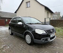 VOLKSWAGEN POLO CROSS 1.4 BENZYNA KLIMA OKAZJA TRZCIANKA • OLX.PL