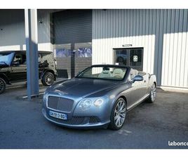 BENTLEY CONTINENTAL GTC CAB 6.0 L V12 ETHANOL