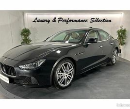 MASERATI GHIBLI 3.0 V6 DIESEL 275CH - 1ÈRE MAIN - FRANÇAISE - SUIVI MASERATI - MAGNIFIQUE