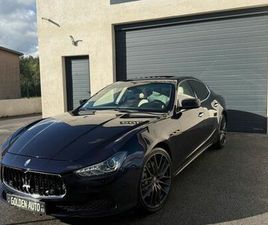 MASERATI GHIBLI MASERATI GHIBLI 3.0 V6 275 CH – GRAND LUSSO / TOIT OUVRANT / ÉCHAPPEMENT SPORT / ENTRETIEN COMPLET MASERATI