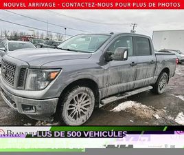 NISSAN TITAN 2018 NISSAN TITAN CREW CAB 4X4 CAMERA RECUL MAGS SIEGES CHAUFFAN