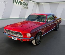 FORD MUSTANG 289CI - V8 4.7L 191CV - MOTEUR CODE 'C' - CANDY APPLE RED - TRÈS SAIN