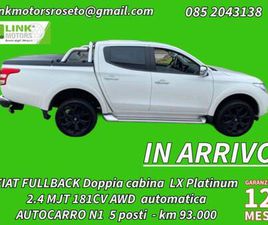 FIAT FULLBACK FULLBACK 2.4 180CV DOPPIA CABINA AUT. LX