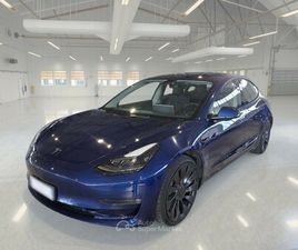 TESLA MODEL 3 PERFORMANCE TESLA MODEL 3 75 KWH PERFORMANCE DUAL MOTOR 4WD 4 PORTE BERLINA