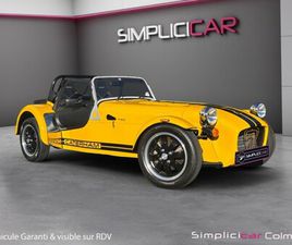 CATERHAM SUPER SEVEN CATERHAM SUPER SEVEN 170 S JAUNE FIRECRACKER CHAUFFAGE INTÉRIEUR GARANTIE 12 MOIS